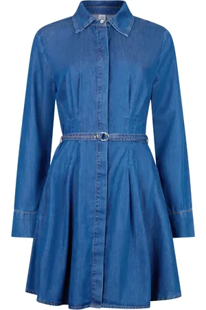 Liu Jo Vestido camisero de mezclilla