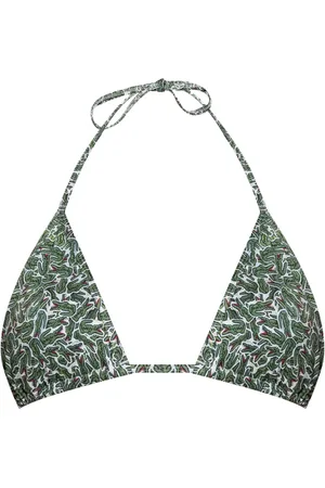 Lacoste Top de bikini estampado