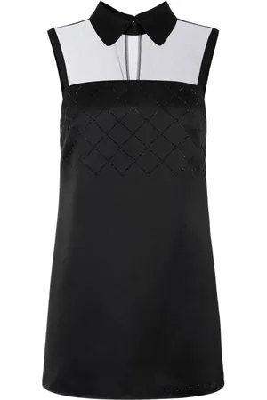 Elisabetta Franchi Vestido corto de satén Duchess
