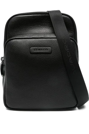 Piquadro Bolsa crossbody con parche del logo