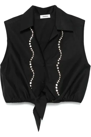 Sandro Top con detalles de cristal