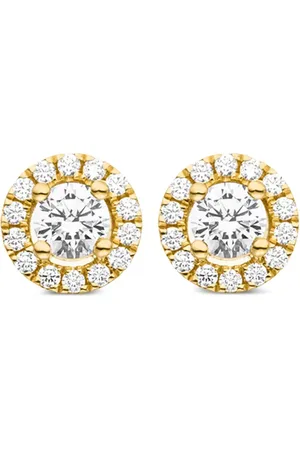 VEYNOU Aretes Camilla en oro amarillo de 14kt con diamantes