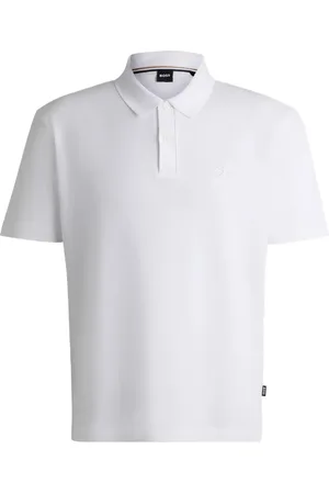 HUGO BOSS Playera tipo polo con logo estampado