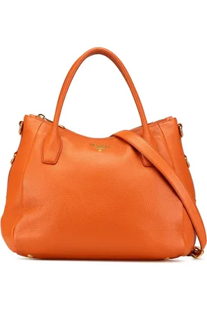 Prada Bolsa satchel Vitello Daino Zip Top Convertible Tote 2000-2013