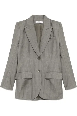 Givenchy Blazer con motivo de cuadros 1990