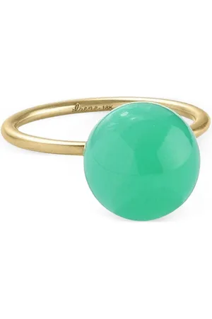 Irene Neuwirth Anillo Gumball mediano en oro rosa de 18kt con crisoprasa