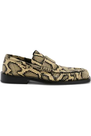 Jil Sander Mocasines con estampado de piel de pitón
