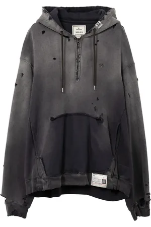 Maison Mihara Yasuhiro Hoodie efecto envejecido
