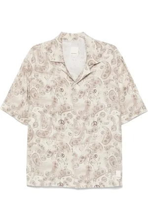 Emporio Armani Camisa con estampado de cachemira