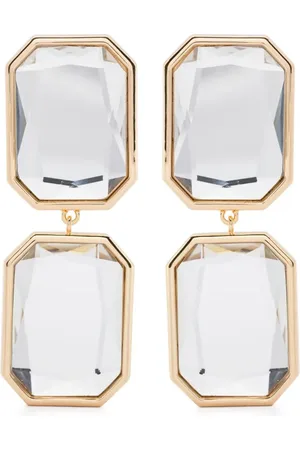 Self-Portrait Aretes Crystal Tiered