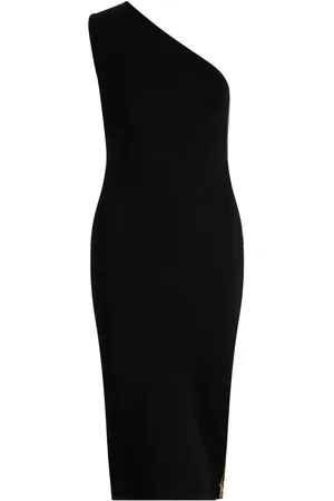 Patou Vestido midi tejido con hombro descubierto