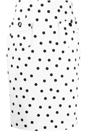 Paule Ka Falda lápiz con estampado de lunares