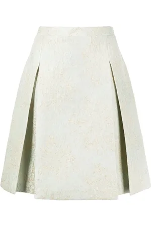 Paule Ka Falda plisada con motivo en jacquard