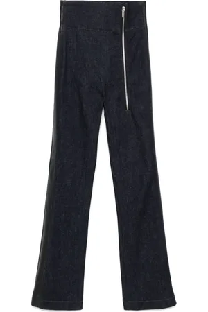 MITILIANE COUTURE Jeans con ribete de cuero