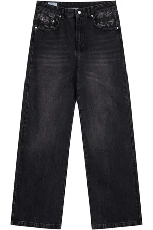 ROUGH. Jeans anchos con efecto degradado