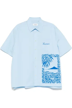 LANEUS Camisa con logo estampado