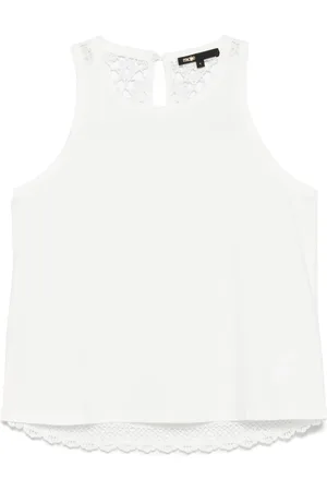Maje Camiseta tejida en la espalda