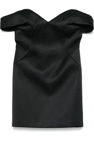 Nº21 Vestido corto con efecto satinado