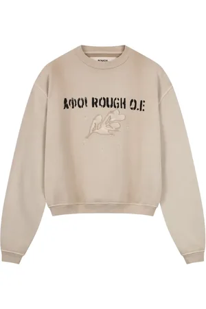 ROUGH. Sudadera con logo estampado