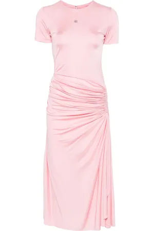 Givenchy Vestido midi con diseño drapeado