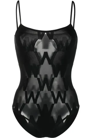 Wolford Body con motivo de monograma
