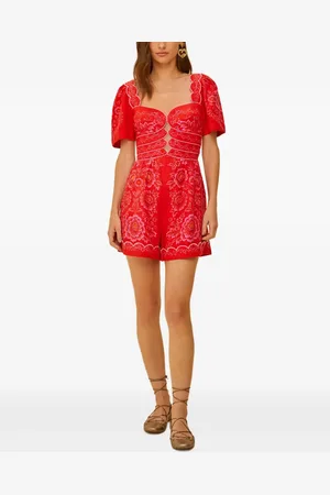 Farm Rio Vestido con estampado floral