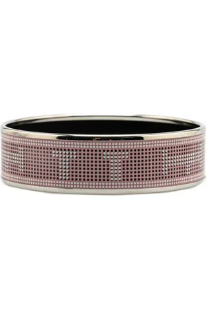 Hermès Pulsera 20th Century Wide H Dot Enamel Bangle 65