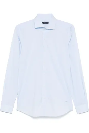 FAY Camisa con motivo micro