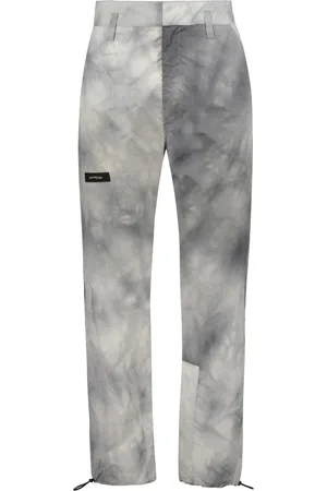 ISO.POETISM Pantalones con estampado jaspeado