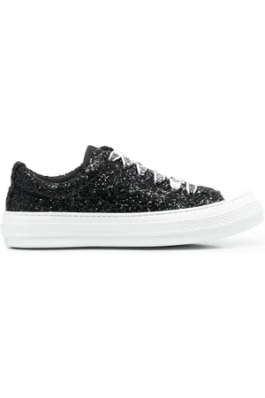 Moschino Tenis bajos con glitter