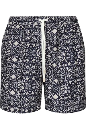 ELEVENTY Shorts de playa con estampado gráfico