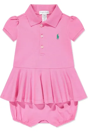 Ralph Lauren Romper con logo Polo Pony