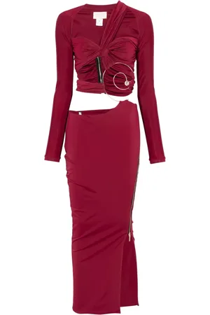 MITILIANE COUTURE Vestido largo con aberturas
