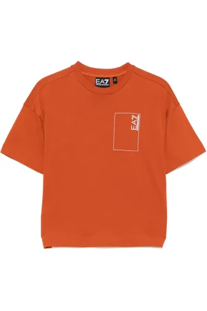 EA7 Playera con logo estampado