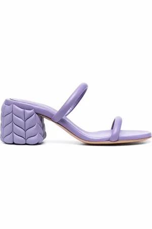 Gianvito Rossi Sandalias con tacón capitonado