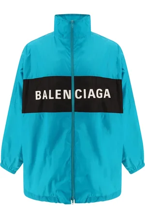 Balenciaga Chamarra rompevientos con logo estampado