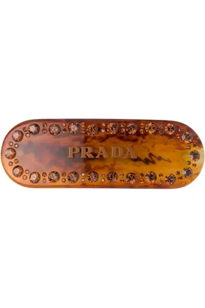 Prada Clip para el cabello con letras del logo
