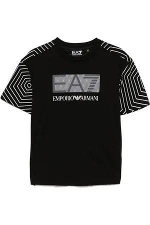 EA7 Playera con logo estampado