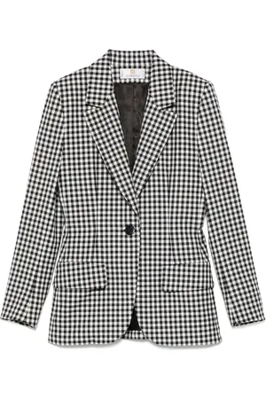 Givenchy Blazer con motivo de cuadros 1990