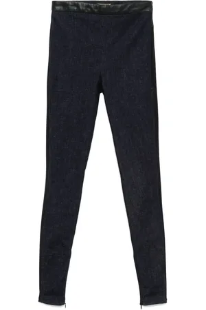 MITILIANE COUTURE Leggins con detalles de cuero