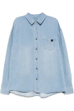 SONGZIO Camisa de mezclilla