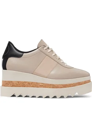 Stella McCartney Tenis con logo bordado