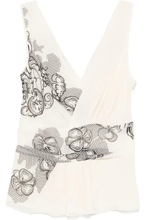 John Galliano 2000s silk top