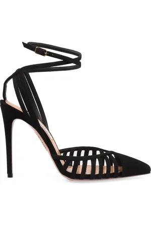 Aquazzura Zapatillas con aberturas y tacón de 100mm