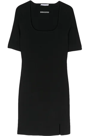 Patrizia Pepe Vestido con logo en jacquard