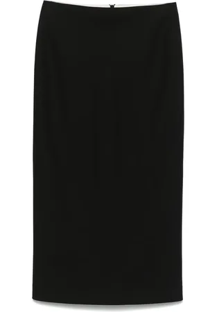 Carven Falda midi de lana