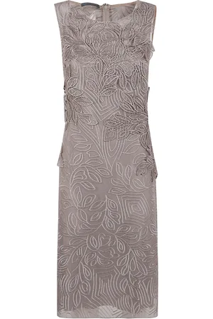 Alberta Ferretti Vestido midi bordado