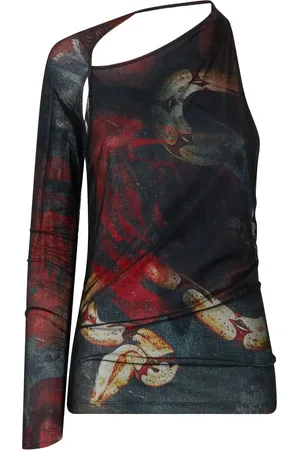 Roberto Cavalli Top estampado
