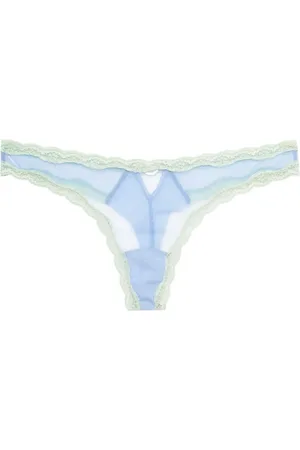 FLEUR DU MAL Tanga con ribete de encaje