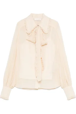 ZIMMERMANN Camisa de georgette con moño
